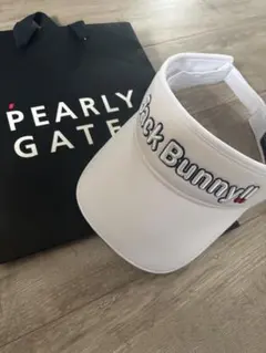 PEARLY GATES LINE FRIENDS バイザー ホワイト PEARLY GATES LINE FRIENDS バイザー うさぎ ライン - メルカリ