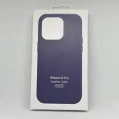 新品-純正互換品-iPhone14pro　レザーケース　インクのサムネイル