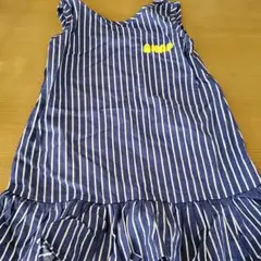 ANAP ストライプネイビー 130 ワンピース