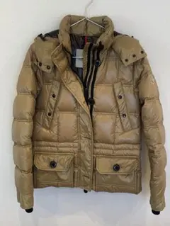 モンクレールダウンジャケット　茶系