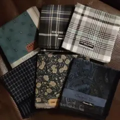 メンズハンカチ　6枚セット