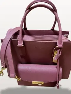 Samantha Thavasa 2way トートバッグ ピンクのサムネイル