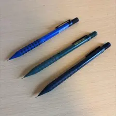 シャープペンシルセット 限定色青　緑　ネイビー ほぼ未使用　消しゴム未使用