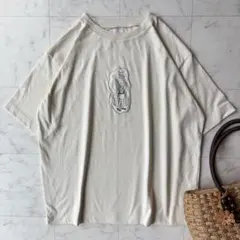 【60周年記念アニバーサリー】SM2 サマンサちゃん アップリケTシャツ 猫　Fのサムネイル