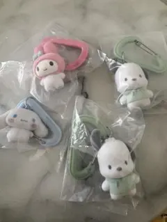 サンリオ ふわふわフロッキー マスコット カラフルカラビナ