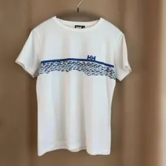HELLY HANSEN Tシャツ ホワイト 魚柄のサムネイル