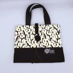 レビューブックカバー ハンドメイド 看護学生 最新版対応 ペンギン柄