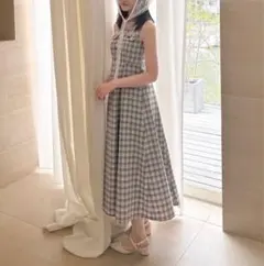 An MILLE アンミール チェックレディOP ワンピース - メルカリ