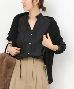JOURNAL STANDARD relumeハイカウントコットンスタンドカラー