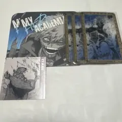 ヒロアカ 原画展 アートコースター 箔押しクリアカード 荼毘