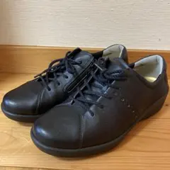 アキレス　ソルボ　牛革　新品未使用　24㎝ 定価18,700円　夏　ブラック アキレス・ソルボ C 563 黒｜牛革3E ゴム紐スリッポン｜メンズ