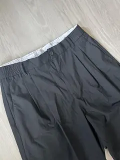 ZARA ダブルウエスト メンズスラックス