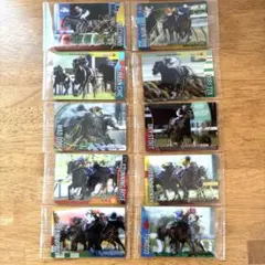 サラブレッドホースコレクション　第３Ｒ　箔押しサイン入り10枚セット