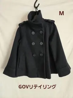 美愛さま★GOV ピーコート ケープ風 Aライン ショートコート