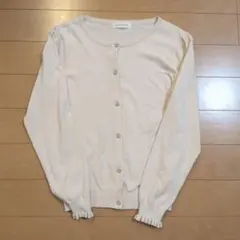 値下げ⭐️Couture Brooch 長袖カーディガン クリーム　38 M