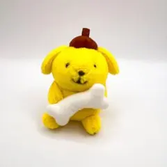 初期 ポムポムプリン ぬいぐるみ マスコット 骨付き ボールチェーン サンリオ