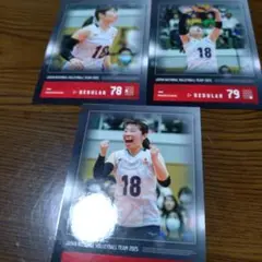 中川つかさ セッター トレーディングカードセット 3