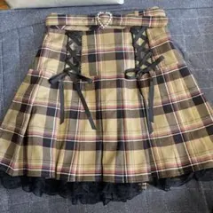 Secret Honey シークレットハニー チェック柄 スカート サイズ2