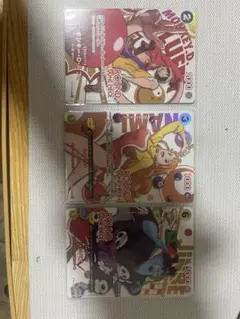 ワンピースカード ルフィ ナミ ジンベエ 3枚セット