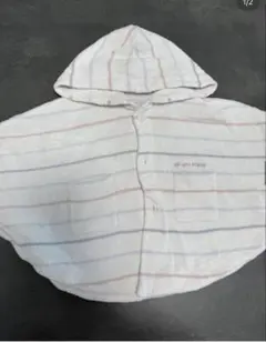 gelato pique フード付きポンチョ　ジェラピケ　ピンク