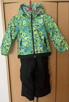 MISTRAL子ども用スキーウェア上下セット　グリーン系100センチ