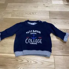 PETIT BATEAU プチバトー 長袖カットソー 18m 81cm