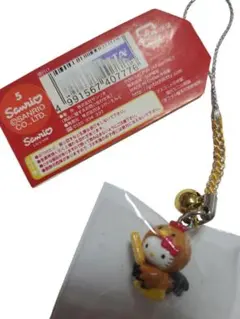 秋田限定 ハローキティ ストラップ比内鶏きりたんぽバージョン