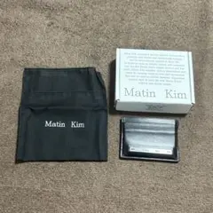 Matin Kim ブラック カードケース 収納袋付き