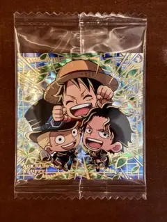 ワンピース ウエハース シール 4弾 エース ＆ サボ ＆ ルフィ