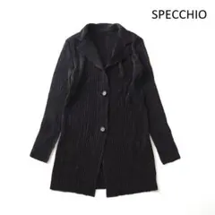 SPECCHIO スペッチオ シャトルプリーツ ジャケット 40 L 黒のサムネイル