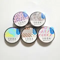 キングジム HITOTOKI SODA マスキングテープ マステ まとめ売り ②のサムネイル