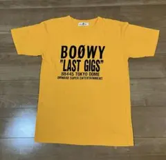BOØWY Tシャツ 黄色 希少 ヴィンテージ LAST GIGS