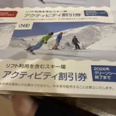 即日発送最短翌日届対応可能日本駐車場開発株主優待券スキー場リフト割引券