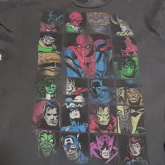 MARVEL スーパーヒーロー Tシャツ グレーL