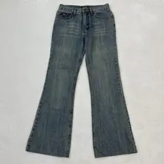 美品✨ GERON フレアデニム ユニセックス ジーンズ 古着 29 パッチ