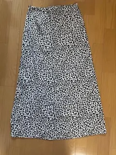 ロングスカート　ヒョウ柄