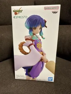 バンダイ ESPRESTO フィギュア 紫 モンスト ヤクモフィギュア 扇子付き