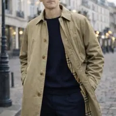 【希少】Burberrys ステンカラーコート XL位 ノバチェック ライナー付