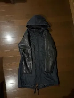 ✨激渋✨ 【馬革】 ホースレザー ダークグレー コート 希少品 未使用級