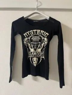 ヒステリックグラマー H.YOUTH Tシャツ ロンT 長袖 クルーネック ヒステリックグラマー × X-girl コラボ ロンT ロングTシャツ HYSTERIC