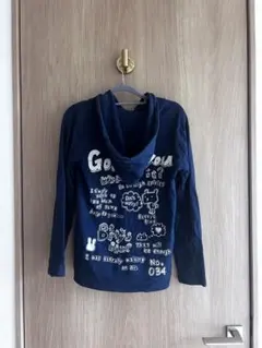 BETTY'S BLUE ジップアップパーカー ネイビー