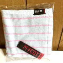 新品未使用タグ付き　ＭＹＣＯＴ　タオルハンカチ　サイズ約25×24cmのサムネイル