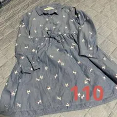 H&M ユニコーン柄 ワンピース 110cm