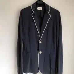 BAND OF OUTSIDERS コットンピケパイピングジャケットネイビー2