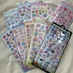 ぷくぷくシール3D ボンボンドロップ風 ぷくぷくシール　立体シール