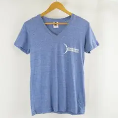 GENSHI SHINBO 原始神母 レーヨン ロゴ Vネック バンド Tシャツ