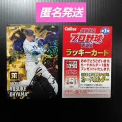 大山悠輔選手 スターカード 箔押しサイン入り　阪神タイガース