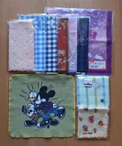 【ハンカチ 10枚 まとめ売り】⭐B'z × ディズニー有り⭐