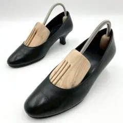 ワコール パンプス ラウンドトゥ 23cm 3E 黒 ブラック Y2004のサムネイル