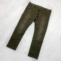 ディーゼル　KROOLEY-NE ジョガーパンツ　チノパン　カーキ　緑　1